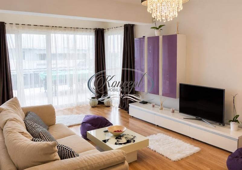 Apartament cu 4 camere semidecomandat, mobilat în Bună Ziua