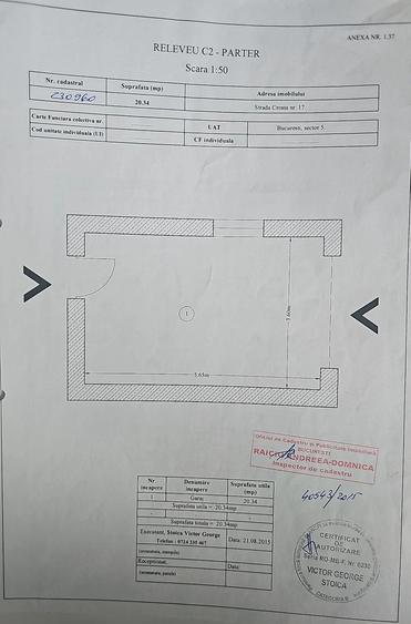 Casă cu 2 camere cu Teren 200 Mp în Rahova