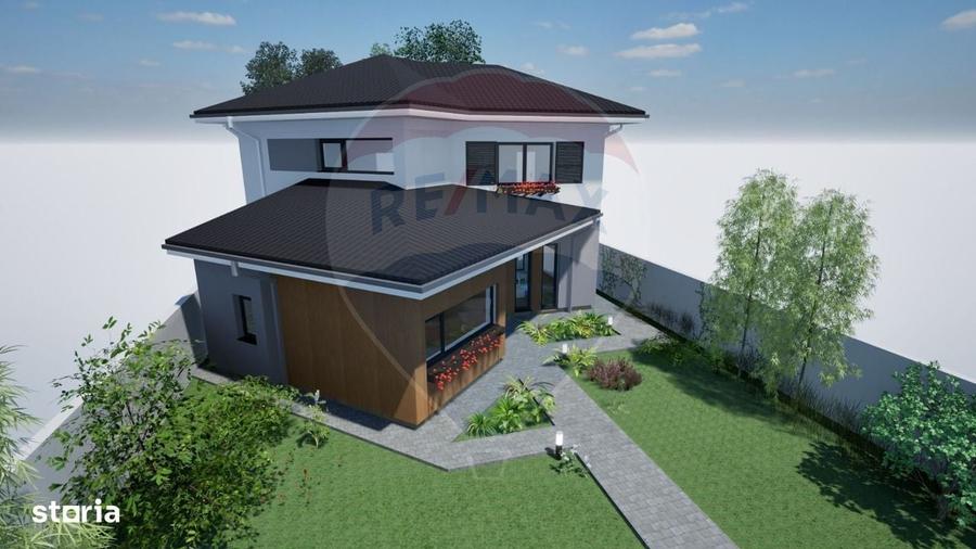 Casă cu 4 camere cu Teren 750 Mp în Cârcea