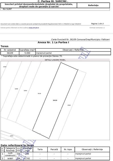 Teren de 12494 mp, în Fălticeni