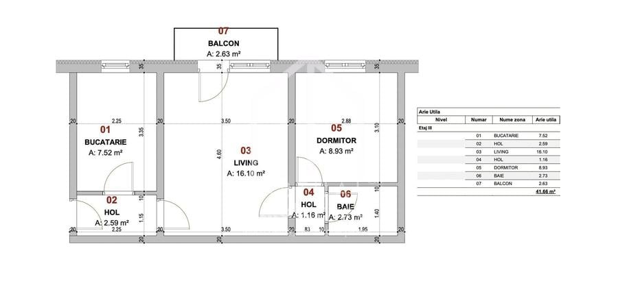 Apartament cu 2 camere în Cedonia