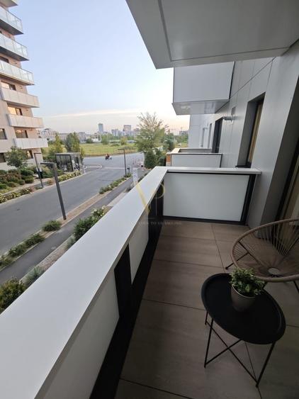 Apartament cu 2 camere semidecomandat, mobilat în Pipera