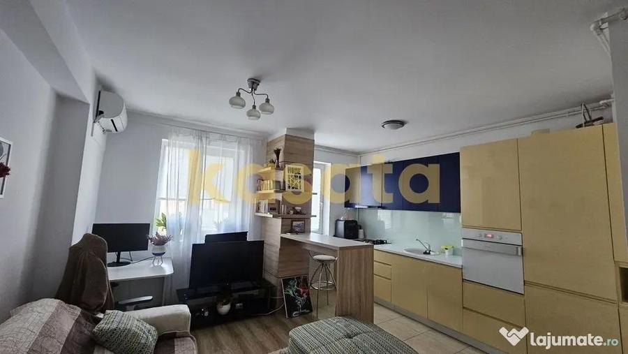 Apartament cu 2 camere semidecomandat, mobilat în Grozăvești