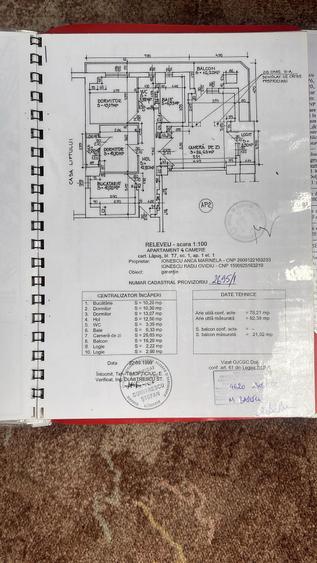 Apartament cu 4 camere decomandat în Lăpuș
