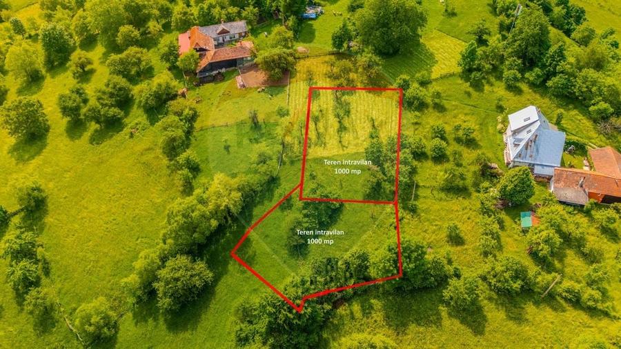 Teren Construcții intravilan de 2000 mp, în Bran