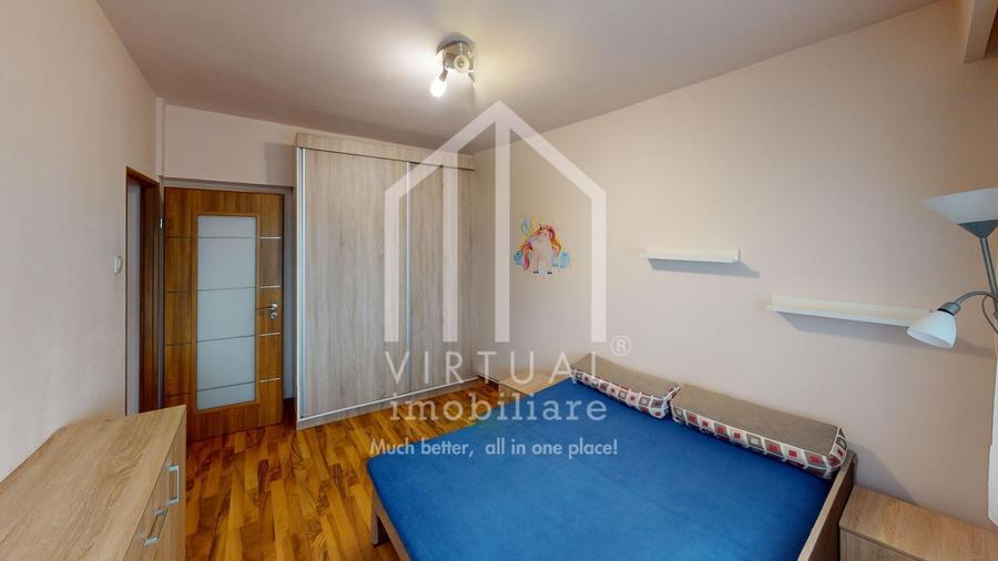 Apartament cu 2 camere decomandat, mobilat în Central