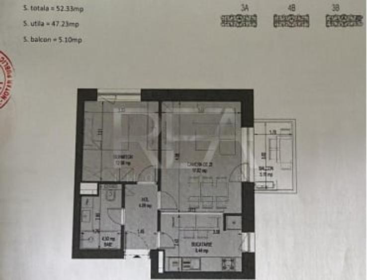 Apartament cu 2 camere decomandat în Aviației
