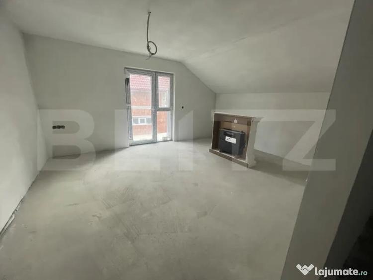 Casa individuala semifinisata, 4 camere, 10 ari teren si gar - 7
