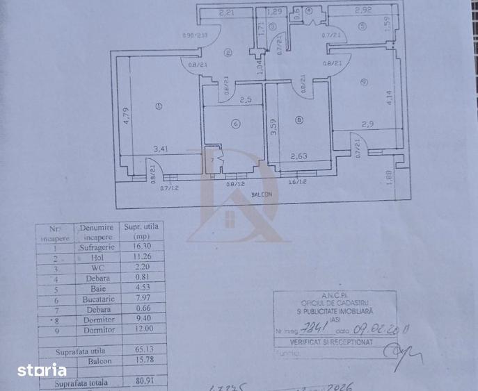 Apartament cu 3 camere decomandat în Ultracentral