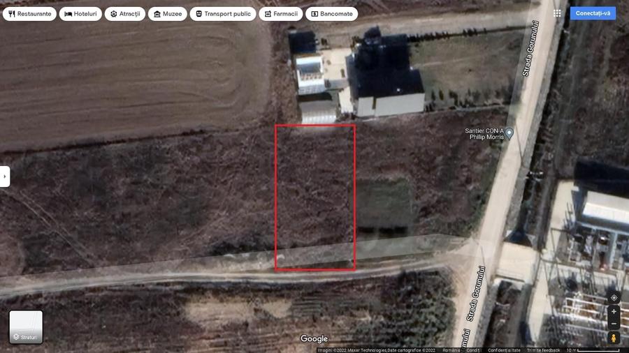 Teren Construcții intravilan de 1308 mp, în Sud