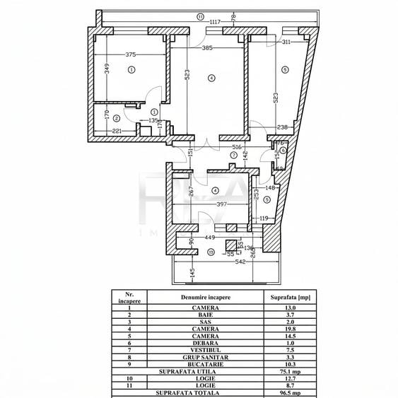 3 camere Ultracentral - UNIRII - Renovat la cheie - 14