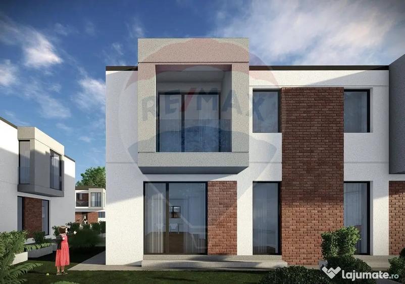 Casă cu 4 camere cu Teren 187 Mp în Tunari