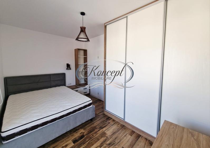 Apartament cu 3 camere semidecomandat, mobilat în Borhanci