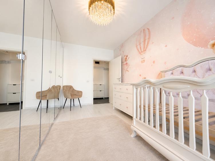 Apartament cu 3 camere decomandat, mobilat în Popești-Leordeni