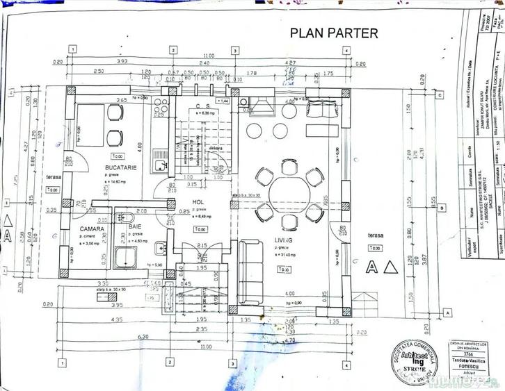 Casă cu 7 camere cu Teren 698 Mp în Dâmbul Morii