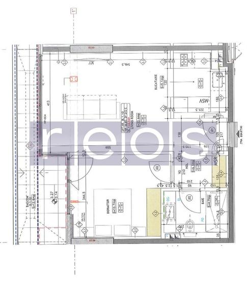 Apartament cu 2 camere decomandat, mobilat în Barbu Văcărescu