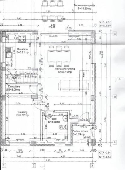 Casă individuală cu 5 camere cu Teren 300 Mp în Central