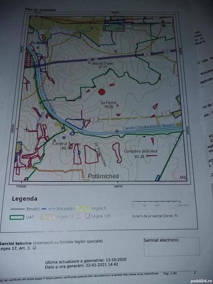 Teren de 21500 mp, în Central