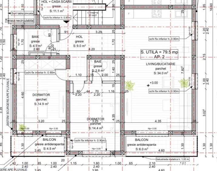 Apartament cu 3 camere decomandat în Dumbrăvița