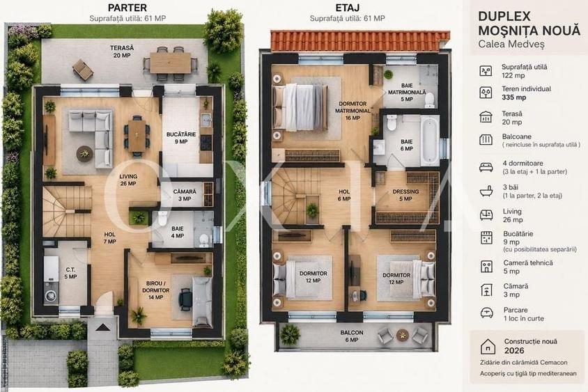 Duplex cu 5 camere cu Canalizare în Urseni