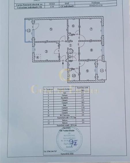 Apartament cu 4 camere în Feldioara