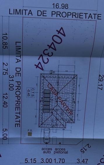 Casă cu 3 camere în Moșnița Veche