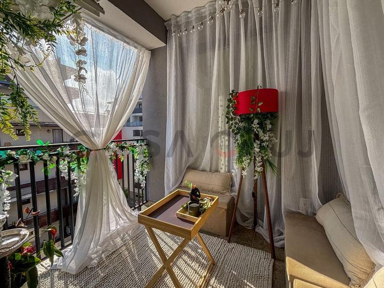 Apartament cu 2 camere semidecomandat, mobilat în Bună Ziua