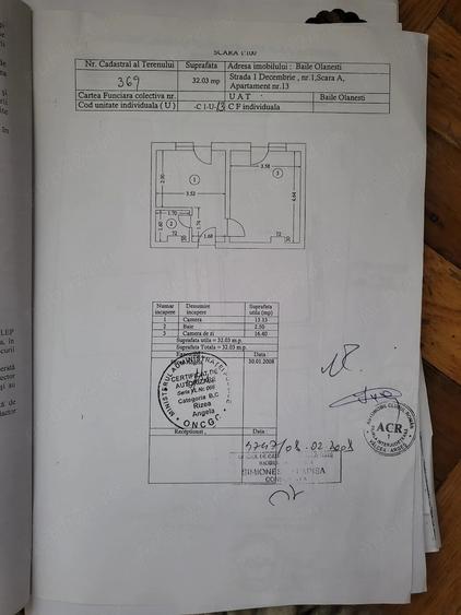 Apartament cu 2 camere semidecomandat în Central