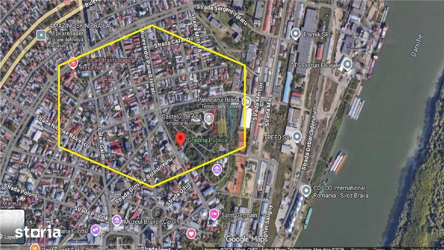 ULTRACENTRAL 252mp Gradina Publica,120Euromp ,deschidere 8m - 2