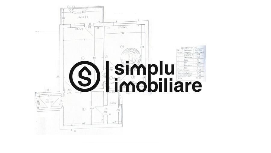 Apartament cu 2 camere în Gării