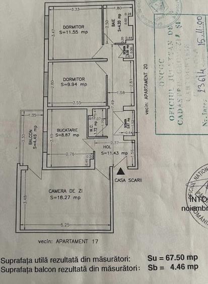 Apartament cu 3 camere decomandat, mobilat în Tomis III