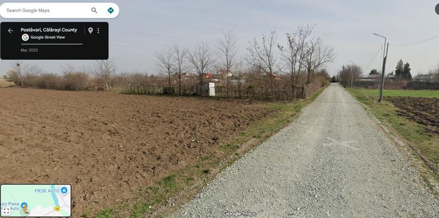 Teren Construcții extravilan de 500 mp, în Postăvari