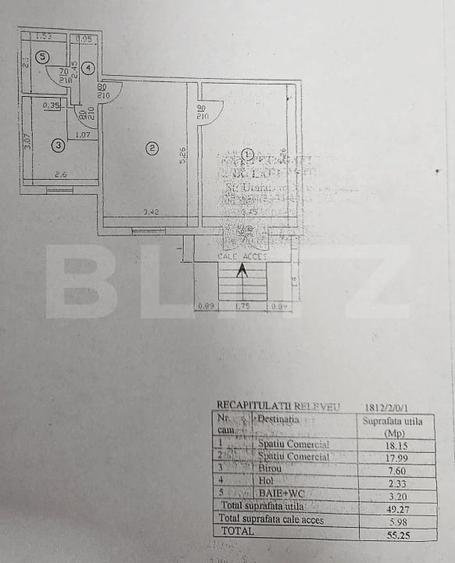 Apartament 2 camere, 49 mp, transformat in spatiu comercial, zona Nicolina - 1