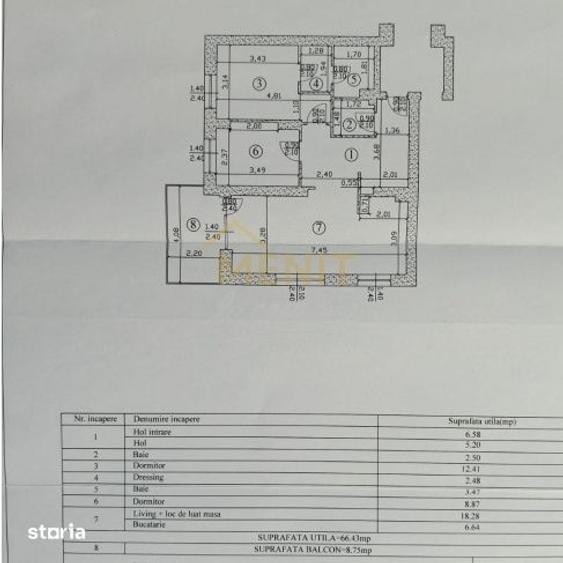 Apartament 3 camere, decomandat, 2 bai, Nord, Ploiesti - 5