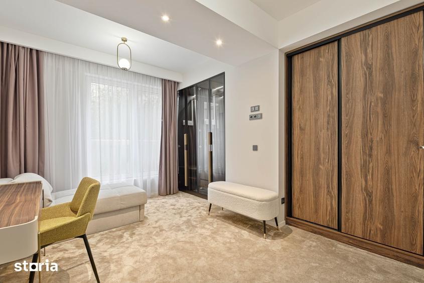 Apartament cu 3 camere semidecomandat în Herăstrău