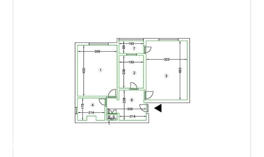 Apartament cu 2 camere decomandat în Broșteni