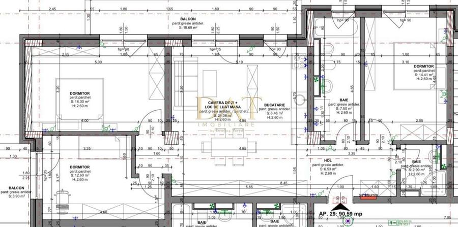 Apartament cu 4 camere semidecomandat în Chinteni