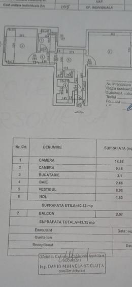 Apartament cu 2 camere decomandat în Teiul Doamnei