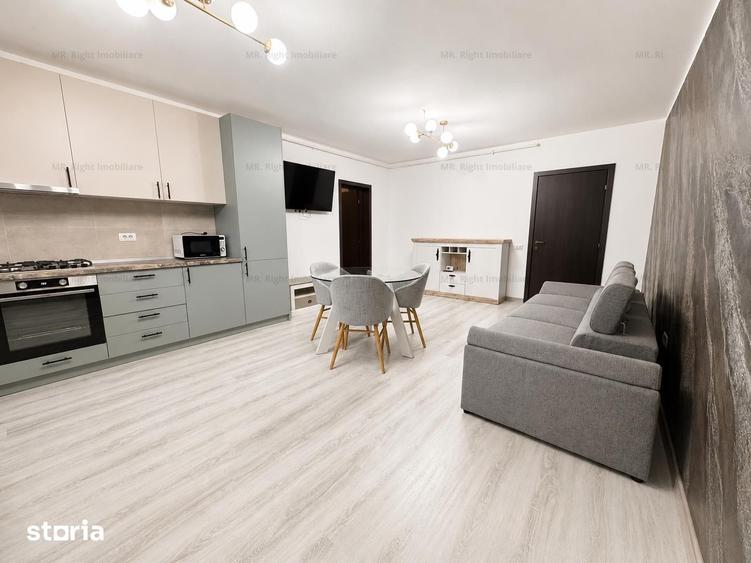 Apartament cu 2 camere, mobilat în Sânpetru