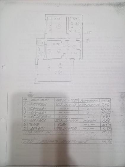 Apartament cu 2 camere decomandat în Aviației