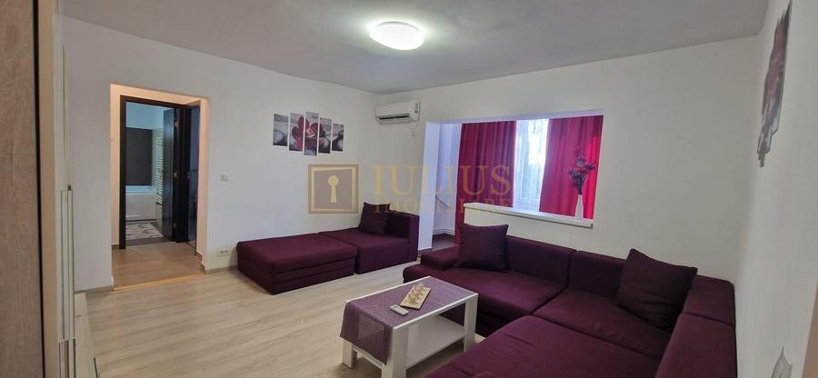 Apartament cu 2 camere semidecomandat, mobilat în Telegrafului