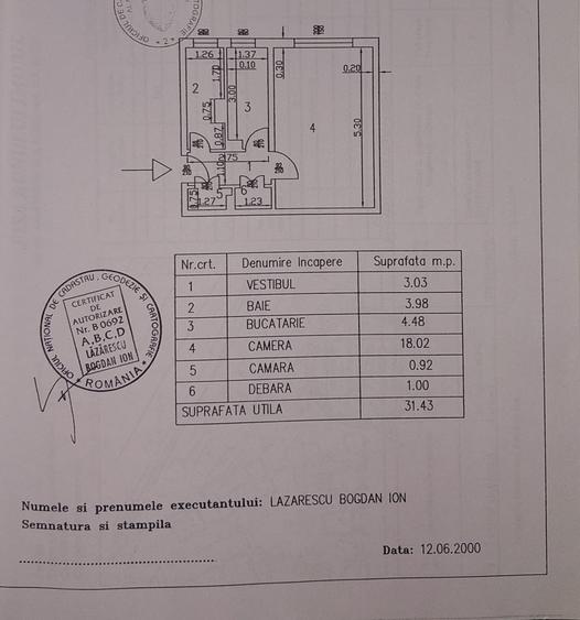 Garsonieră decomandată în Pantelimon