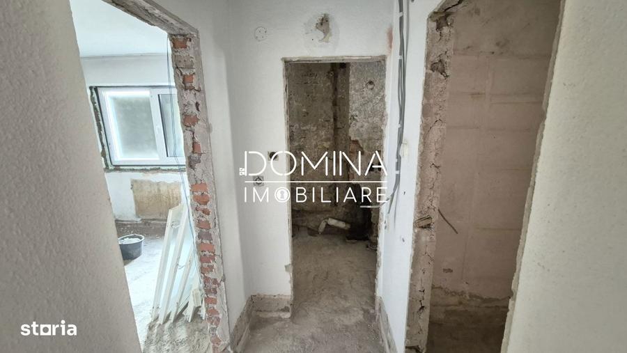 Apartament cu 3 camere semidecomandat în Central