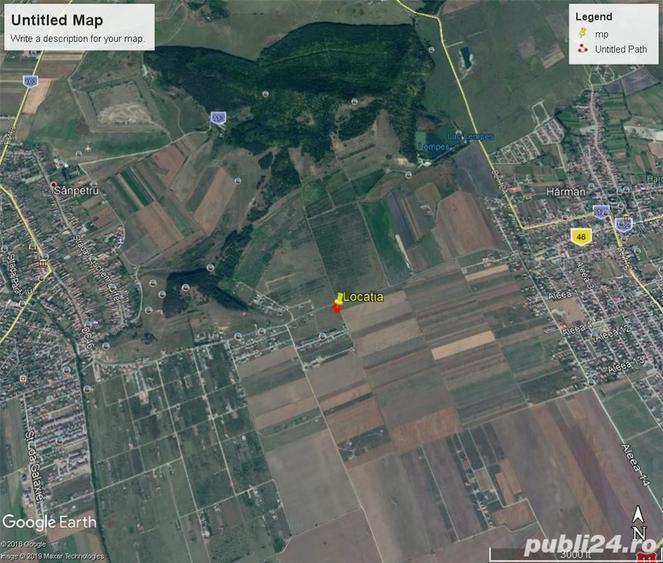 Teren de 759 mp, în Sânpetru