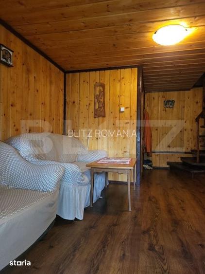 2 Cabane lemn Vadu Negrilesei, 96MP, 1100 MP teren, 45k