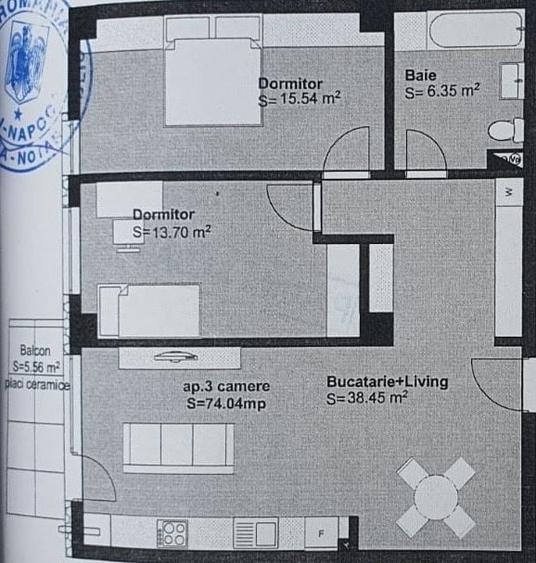 Apartament 3 camere ultra-central - 1