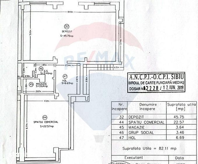 Spațiu comercial, de 82.11 mp, în Central