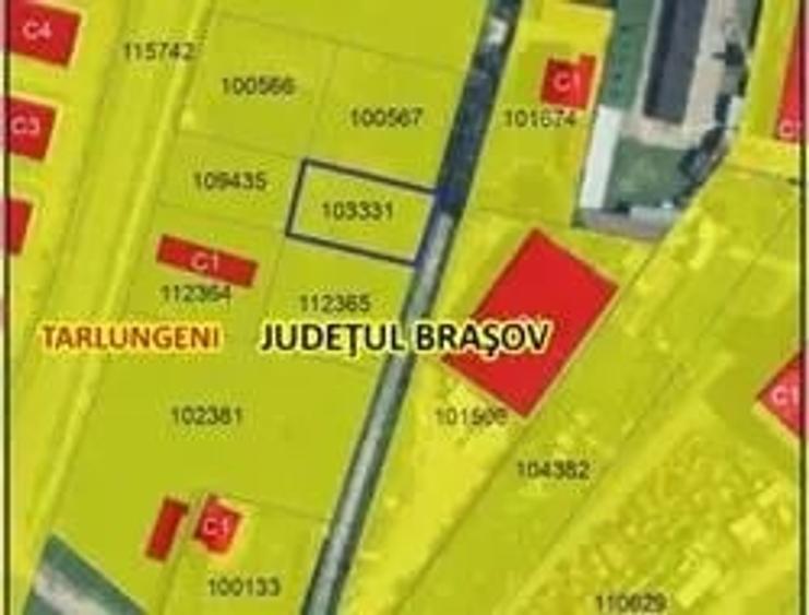 Teren de 500 mp, în Tărlungeni