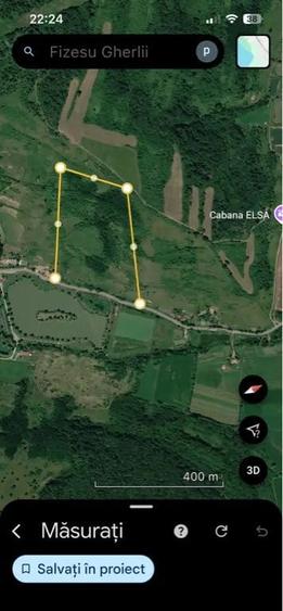 Teren 2,53 ha cu 4.458 mp intravilan - 1