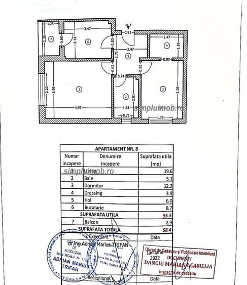 Apartament cu 2 camere decomandat, mobilat în Metalurgiei